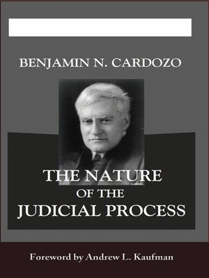 cover image of The Nature of the Judicial Process